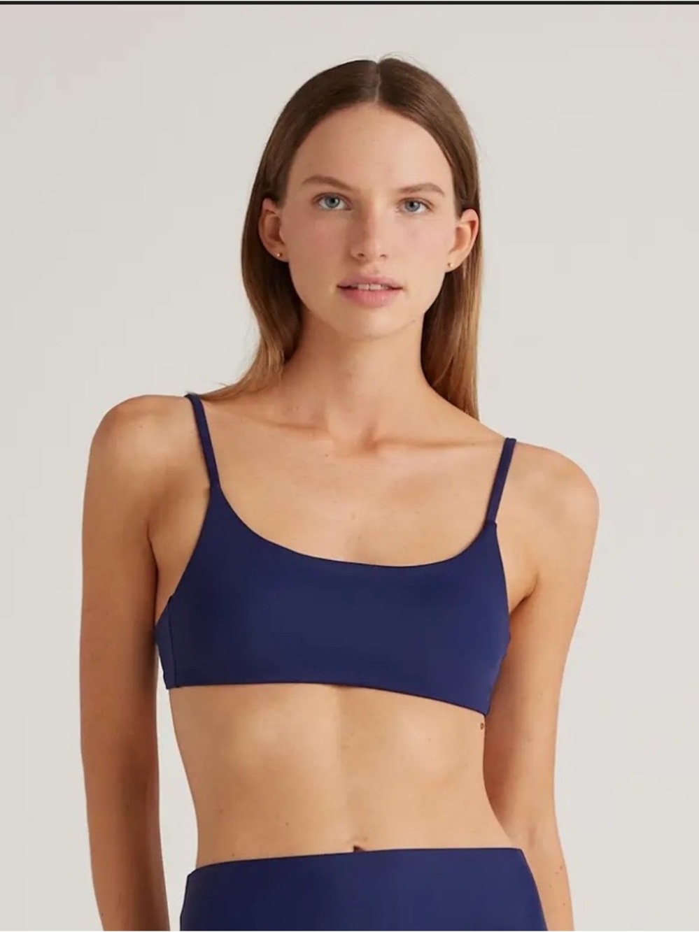 Italian Navy Scoop Bikini top- Women's Intimates